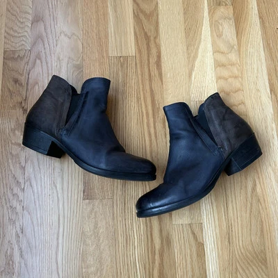 Botines sin cordones para mujer MIZ MOOZ dos tonos azul gris EU 41 US 10.5 Foto 1 de 4