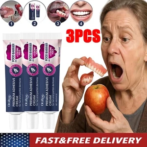 3 Stück AllDay Secure Prothesenbindung, Zahnersatzbindung, langlebige Pflege - Bild 1 von 15