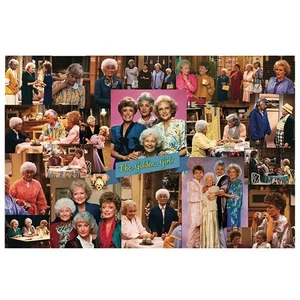 Golden Girls Collage '80s Puzzle For Adults And Kids | 1000 Piece Jigsaw Puzzle - Picture 1 of 7