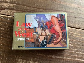 [FC] Famicom Law of the West Western Law [Box /Instruction /Startup confirmed]