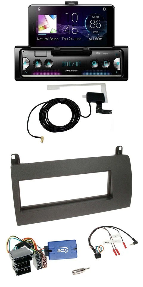 Pioneer DAB Bluetooth Lenkrad USB Autoradio für Rover 75 (2003-2005) - Bild 1 von 4