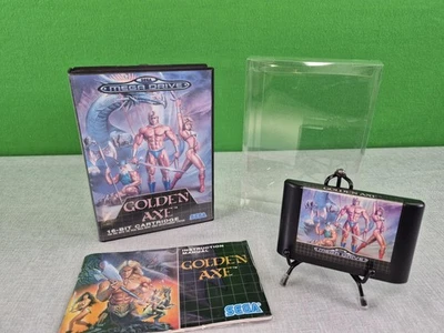 Sega Mega Drive Spiel Golden Axe erster Teil Europa Version Sehr Guter Zustand - Bild 1 von 4