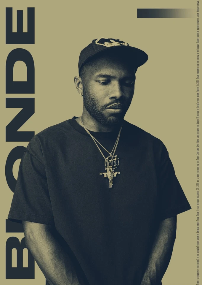 Frank Ocean - Blonde - A4 Mini Print/Poster - Image 1 of 1