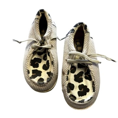 Hey Dude Baby Girls Slip On Leopard Shoes Size 6 - Image 1 of 4