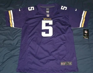 Teddy Bridgewater Jersey YOUTH XL Nike On Field NFL Football Minnesota Vikings - Picture 1 of 7