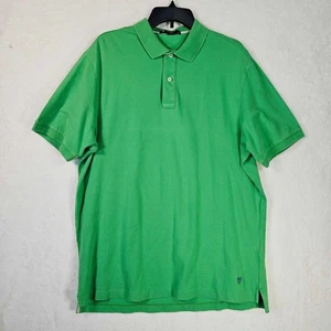 Camisa polo informal Cremieux para hombre grande manga corta verde - Imagen 1 de 9