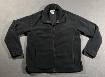 Columbia Interchange Fleece Liner Jacket Men's XL Black Full Zip Pockets Gorp - Image 1 of 4
