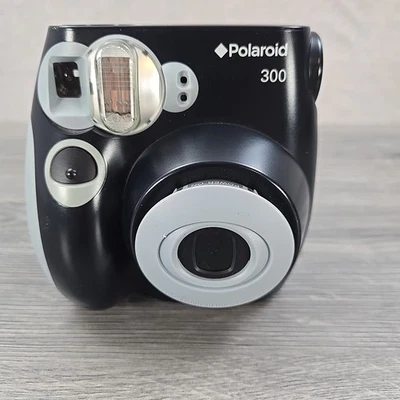 Polaroid 300 Instant Film Camera Blk/Gray Uses Instax Film Tested *READ* - Image 1 of 4