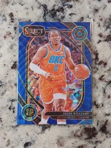 2024-25 Select Jalen Williams Courtside Blue Wave Prizm/75 OKC Thunder #201 - Imagen 1 de 2