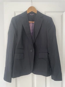 Austin Reed Pinstripe Blazer Pure Wool Size 10 - Picture 1 of 4
