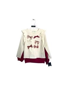NWT! Cynthia Rowley Kids Bow Sweater Set - Picture 1 of 3