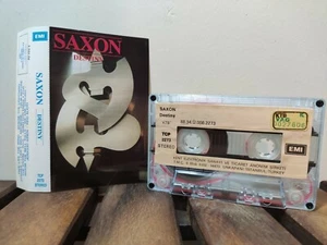 SAXON - Destiny 1988 RARE yellow paper label by KENT Turkey-Turkish - Picture 1 of 5