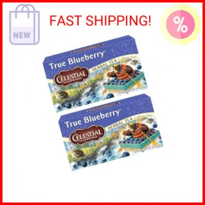 Celestial Seasonings Herb Tea True Blueberry 20 Bag (Pack of 2) - Picture 1 of 2
