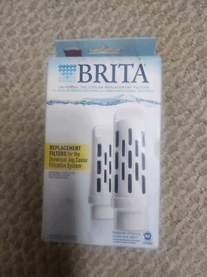 NEW 2 Pack Brita Universal Jug Cooler Replacement Filters JUGRPLB4 NIB 267D - Image 1 of 2