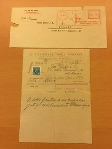 Ricevuta inviata da Gabriele D'Annunzio - Picture 1 of 1