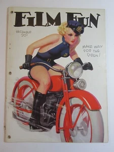 Film Fun Magazine, v. 62 #548, Dec. 1934 Classic Bolles Motor Cycle Cop Cover! - Bild 1 von 5