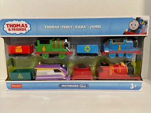 NUEVO Thomas & Friends PACK de 4 motores motorizados (HGX62) Thomas, Percy, Kana, James - Imagen 1 de 2