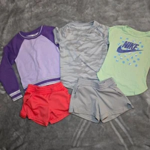 Girls Athletic Wear Bundle Size 4-5 Nike Athletic Works - Picture 1 of 9