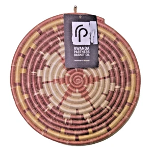 Rwanda Partners Basket Company Hand-Woven Basket Wall Art NWT - Picture 1 of 2