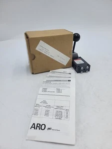 ARO 5040-10 Manual Air Control Hand Lever Valve 4-Way 1/8" Port Size 50 Series - Picture 1 of 12