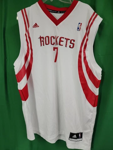 Adidas NBA Houston Rockets Jeremy Lin Basketball Jersey White XL Cover