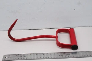 Red Steel 11" Hay Bale Hook, Nice Condition - Picture 1 of 3