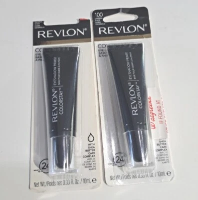 Revlon Colorstay Eyeshadow Primer #100 UNIVERSAL SHADE Pack Of 2-NEW SEALED - Image 1 of 2