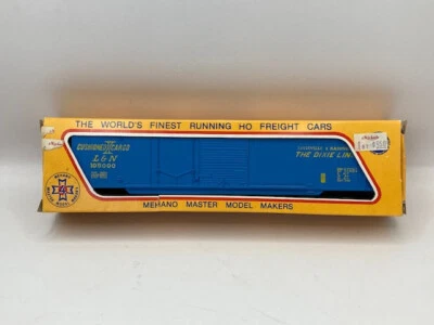 Vintage HO Mehano  Louisville & Nashville Blue Boxcar 105000 - Image 1 of 4