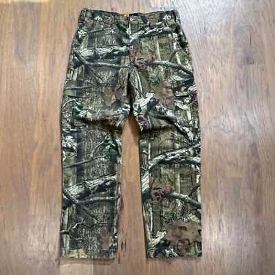 Browning Pants Mens L Mossy Oak Break Up Infinity Camo Cargo Pocket Hunt Outdoor - Image 1 of 4