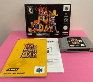 Conker's Bad Fur Day - EUR - N64 Nintendo 64 - En caja con manual - PAL Conkers - Imagen 1 de 21