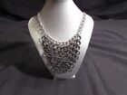 Handmade Chainmail Necklace Silver Ooak Renaissance Gothic Unique Pagan Offer Be