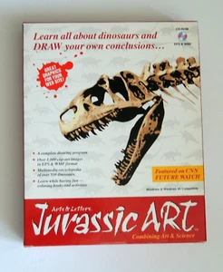 Art & Letters Jurassic Art Software PC Combining Art & Science NEW SEALED - Picture 1 of 9