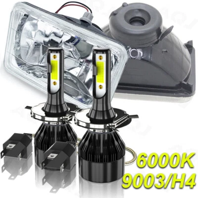 2X LED Seal Headlight For International Harvester 4700 4800 4900 8100 2B1 H6054+ - Image 1 of 4