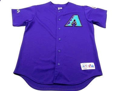 VTG Arizona Diamondbacks Jersey Mens Large Inaugural Season 1998 Majestic MLB - Image 1 of 4