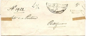 C12537-Friuli, franchigia, Udine, LATISANA, lineare con data, x Portogruaro,1846 - Picture 1 of 1
