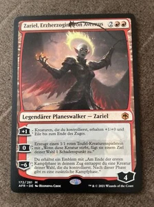 Magic The Gathering MTG AFR - Zariel, Erzherzogin von Avernus Planeswalker DE M - Bild 1 von 1