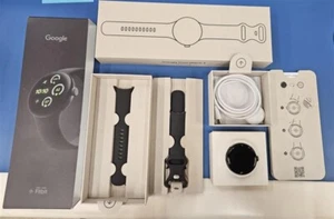 Google pixel watch 3 41 mm LTE boîtier noir mat et bracelet actif obsidienne - Photo 1 sur 10