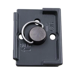 Piastra sgancio rapido testa a sfera per Manfrotto 390 JUNIOR TREPPIEDE INTEGRALE QR HEAD EU - Foto 1 di 2