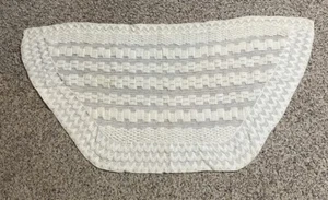 Vintage Cream Colored Shawl 45x23" - Picture 1 of 4