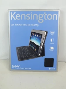 Genuine Kensington K39294US KeyFolio™ Bluetooth Keyboard and Case for iPad - Picture 1 of 6