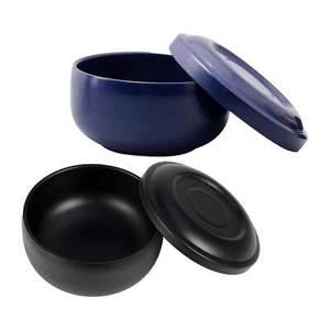 Stainless Steel Shaving Bowl with Lid Luxury Soap Cream Bowl for Men Father - Picture 1 of 14