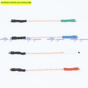 Nuevos juegos/lote 5N CRISTAL PERFECTO OCC (PCOCC) cables de plomo litz terminal dorado 1.2 - Imagen 1 de 4