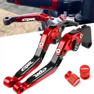For Honda CBR250R 2011-2013 CNC Aluminum Clutch Lever Brake Lever Set Adjustable - Foto 1 di 21