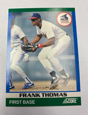 1991 Score Frank Thomas Rising Star #78 Chicago White Sox NM-MT Or Better