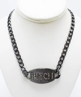 Nuevo Collar Cadena Colgante "PERRA" Tono Hematita por Arco Iris #N2725 Foto 1 de 3