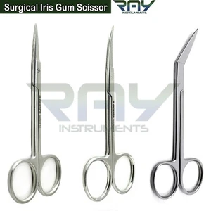 Dental Surgical Iris Gum Scissors Tissue Trimming Veterinary Medical Shears CE - Picture 1 of 5