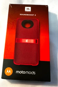 Estuche Altavoz Portátil Motorola Moto Mod JBL SoundBoost 2 Rojo - Imagen 1 de 4