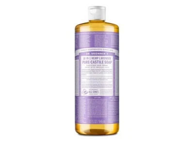 Dr. Bronner's Pure Castile Liquid Soap  - 18-in-1 Skin Body Wash- Lavender,32oz - Image 1 of 4