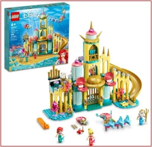 Lego Disney Princess ARIEL'S UNDERWATER PALACE - 43207 - 498 Pieces 🌟RETIRED🌟 - Picture 1 of 10