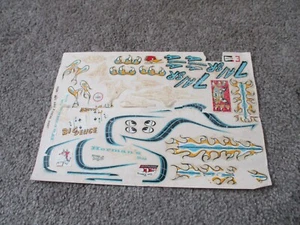 VINTAGE BIG DEUCE MODEL KIT Decal Sheet WW SHIPPING - Picture 1 of 3